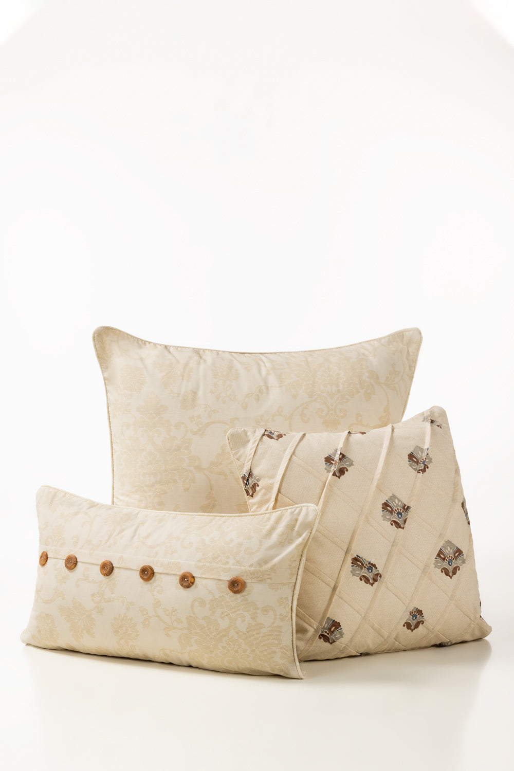 Damask Hatch T-150 Square Cushion Cover
