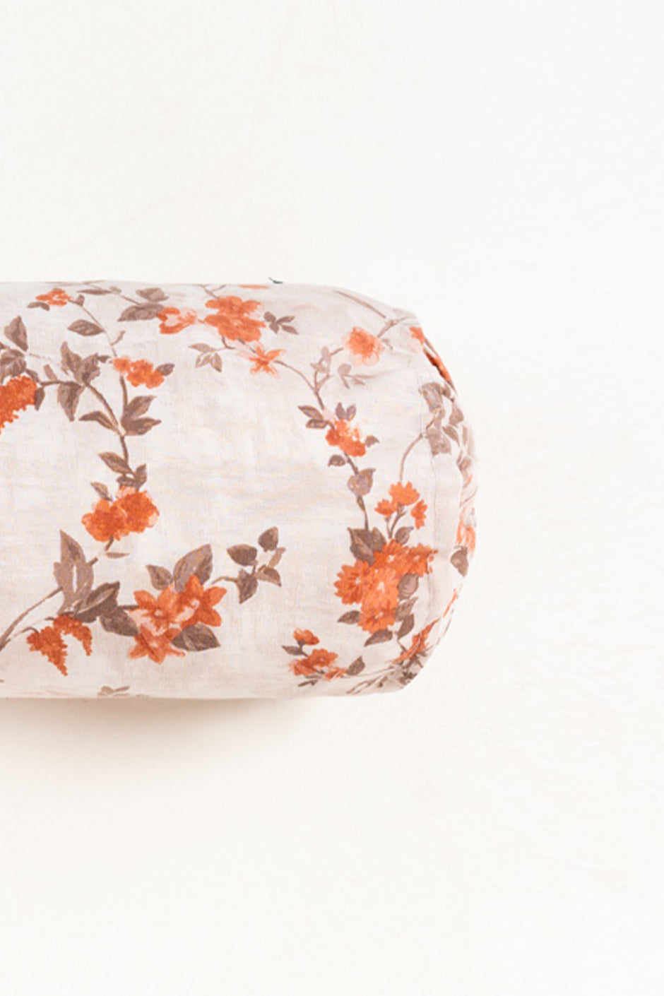 Damask Bloom Neck Roll Cushion Cover