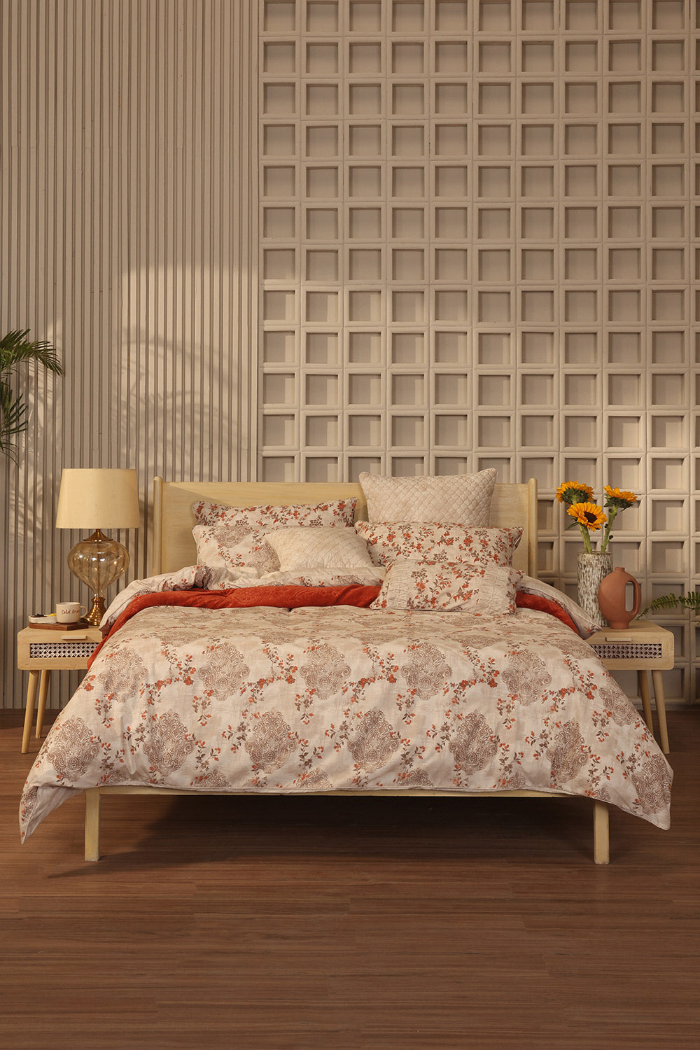 Damask Bloom Quilt Cover Set