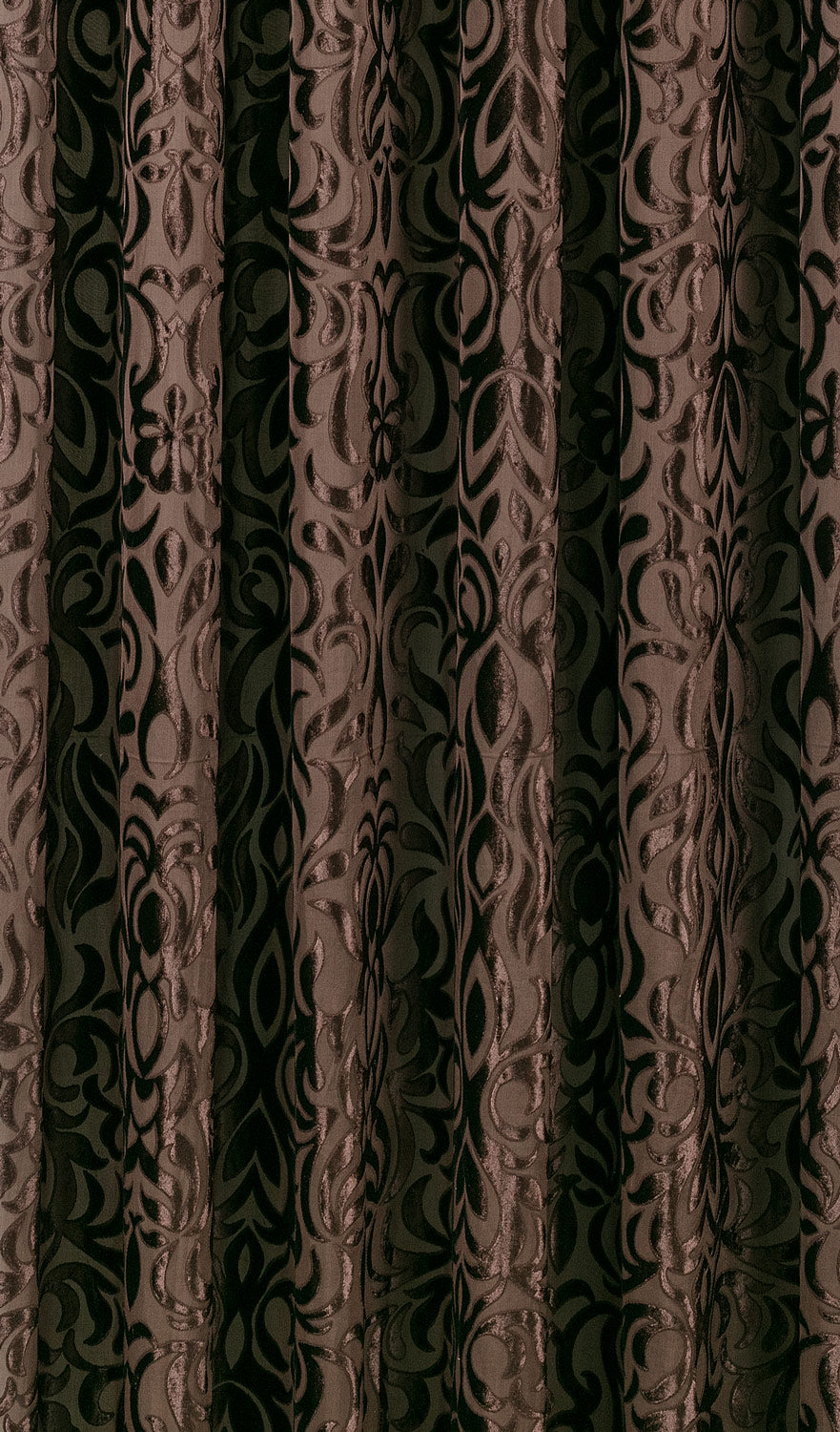 Dark Chocolate Chenille Curtain