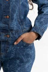 Dark Blue Denim Jeans 224-210-100