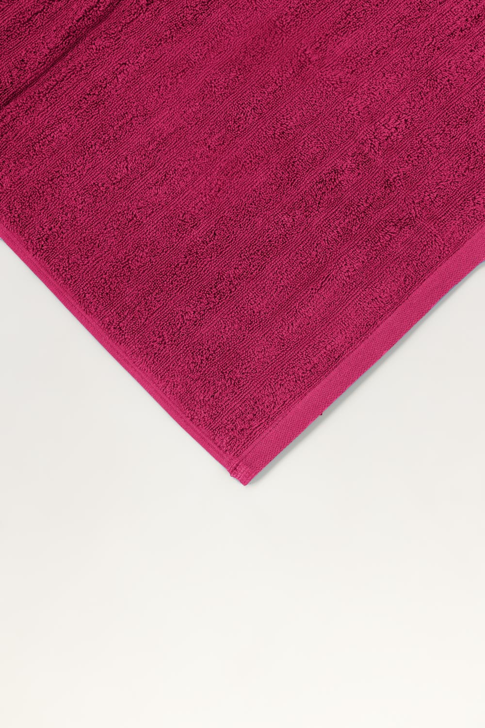 Deep Pink Combed Plain Towel