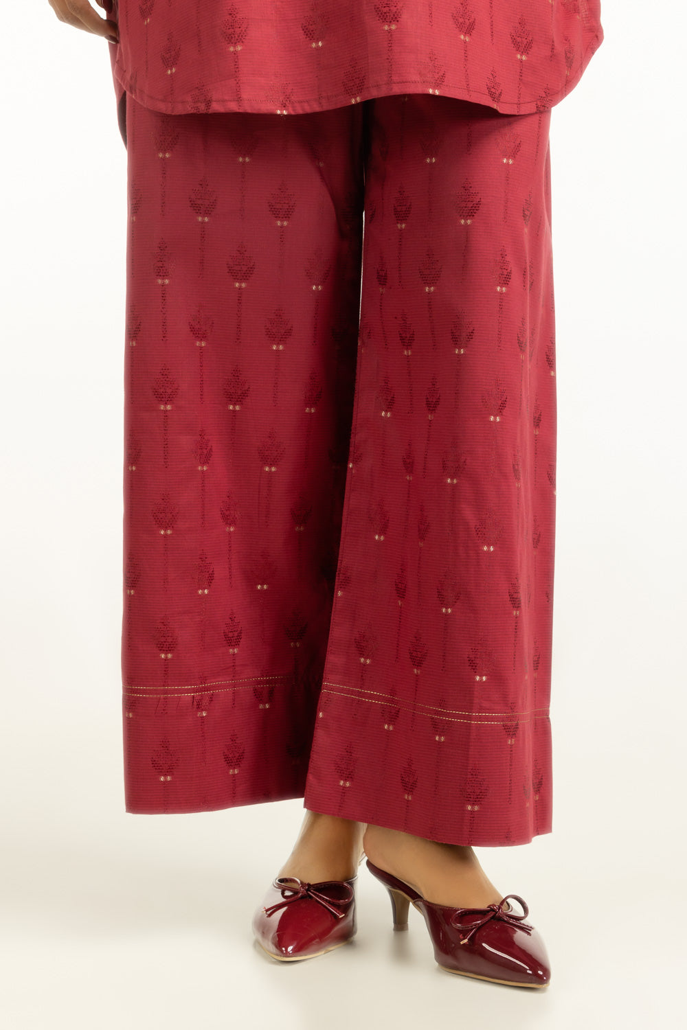 Denier Jacquard Co-Ord Set Ipst-55091-B