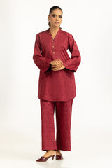 Denier Jacquard Co-Ord Set Ipst-55091-B