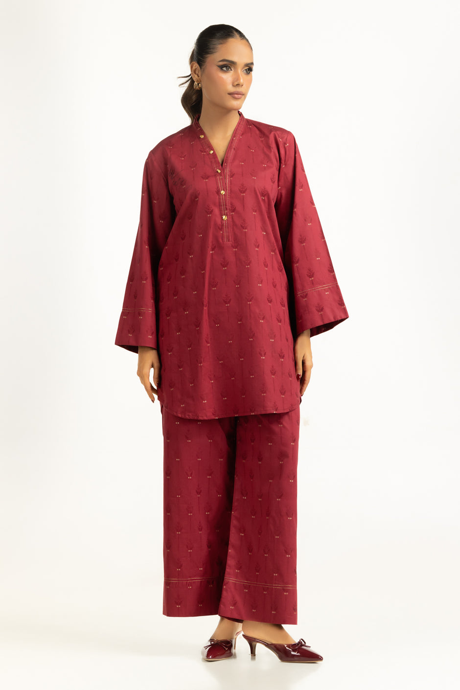 Denier Jacquard Co-Ord Set