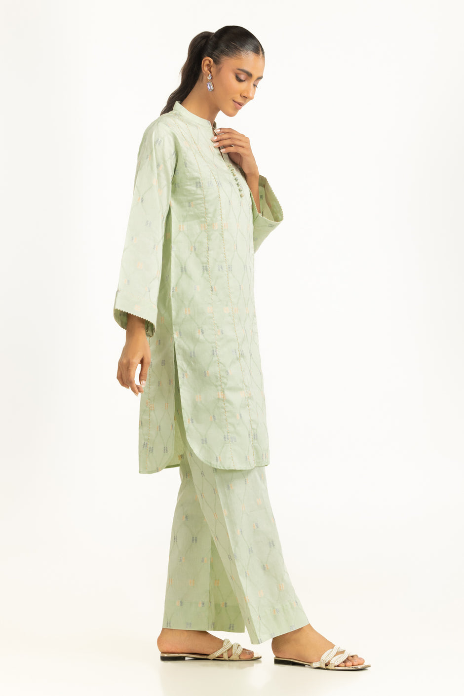 Denier Jacquard Co-Ord Set