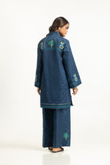 Denier Jacquard Embroidered Co-Ord Set IPST-55090-A