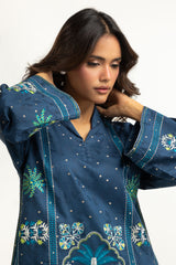 Denier Jacquard Embroidered Co-Ord Set IPST-55090-A