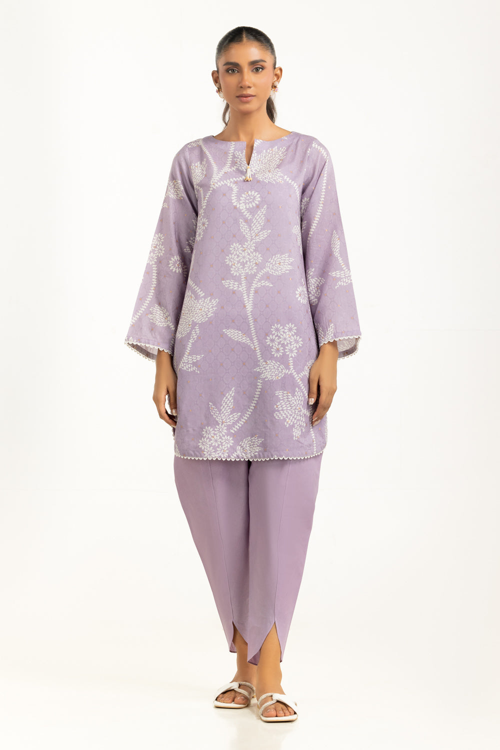 Denier Jacquard Printed Co-Ord Set IPST-55264-A