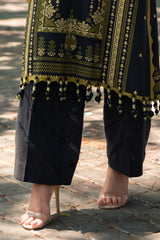 3 Piece Digital Printed Linen Khaddar Suit with Dupatta SC-52003