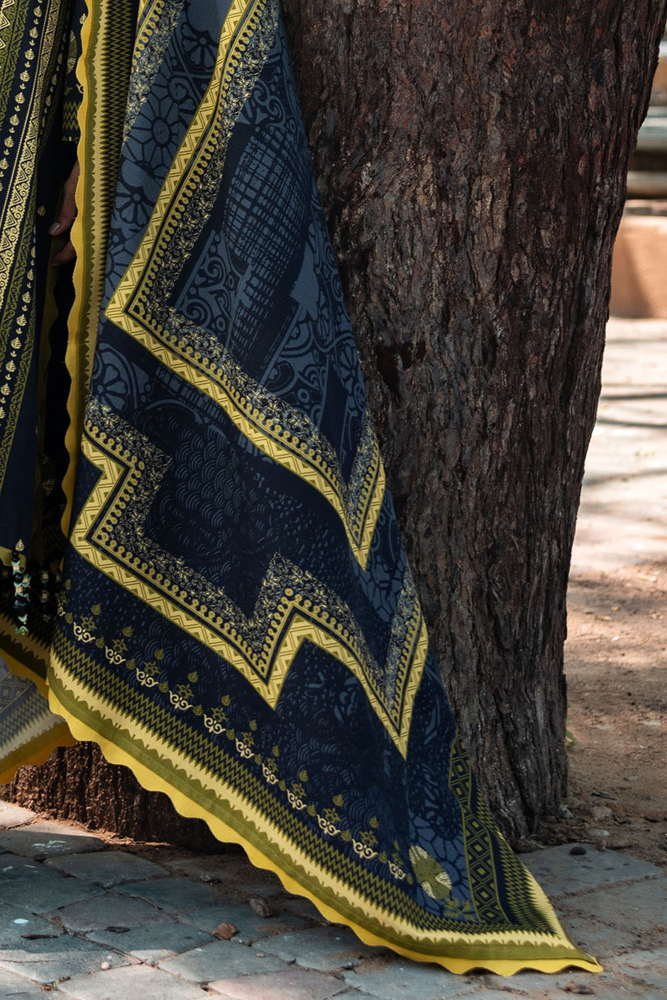 3 Piece Digital Printed Linen Khaddar Suit with Dupatta
