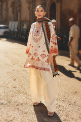 3 Piece Digital Printed Linen Khaddar Suit with Dupatta SC-52004