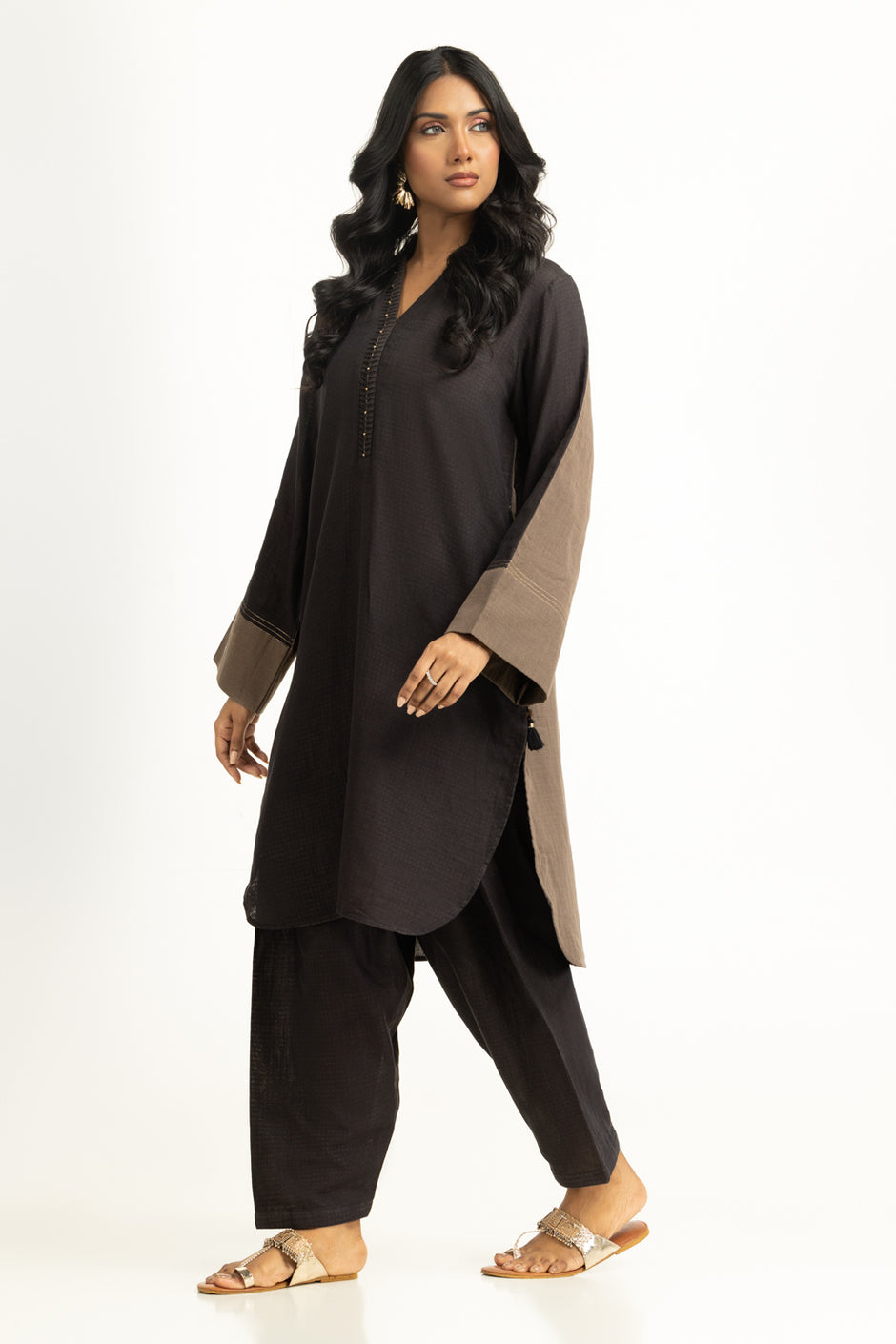 Dobby Double Layer Dyed Co-Ord Set