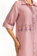 Dobby Embroidered Co-Ord Set IPST-44809-B
