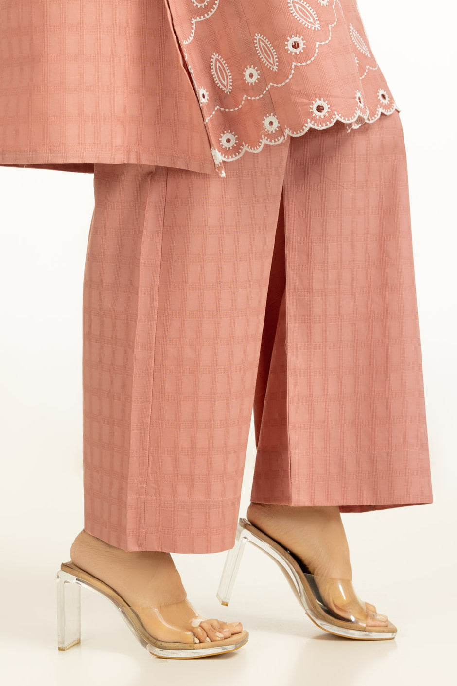 Dobby Embroidered Co-Ord Set