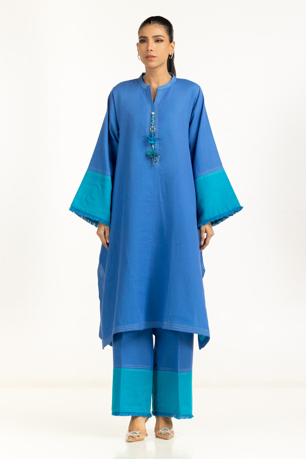 Dobby Embroidered Co-Ord Set IPST-55043