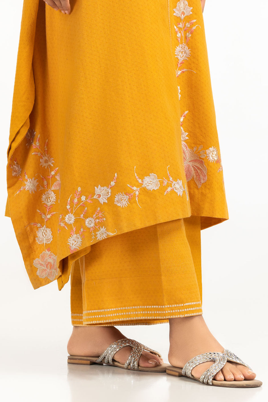 Dobby Embroidered Co-Ord Set