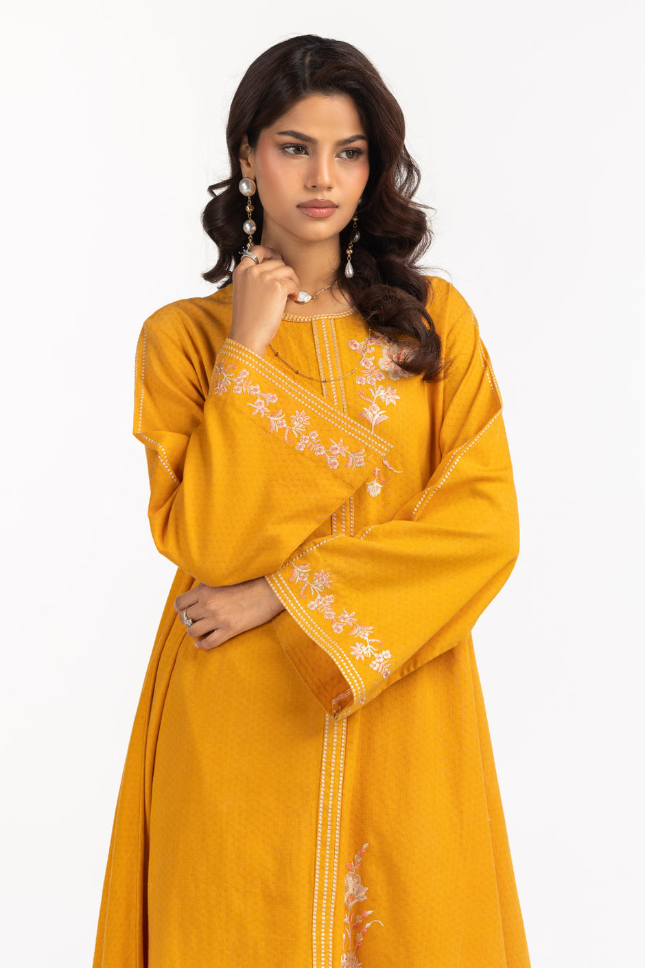 Dobby Embroidered Co-Ord Set
