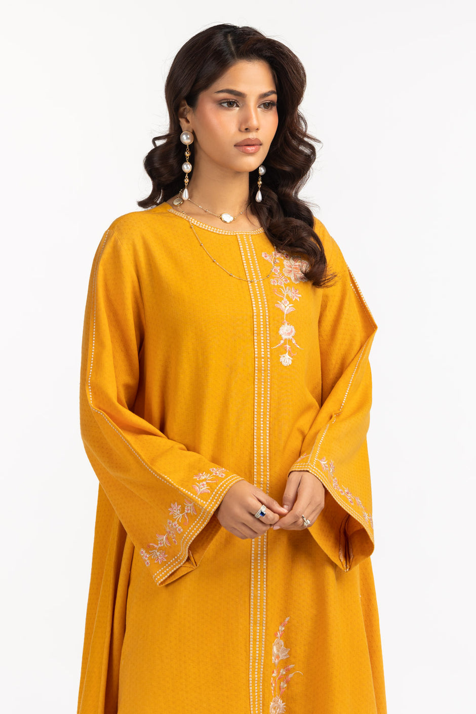 Dobby Embroidered Co-Ord Set