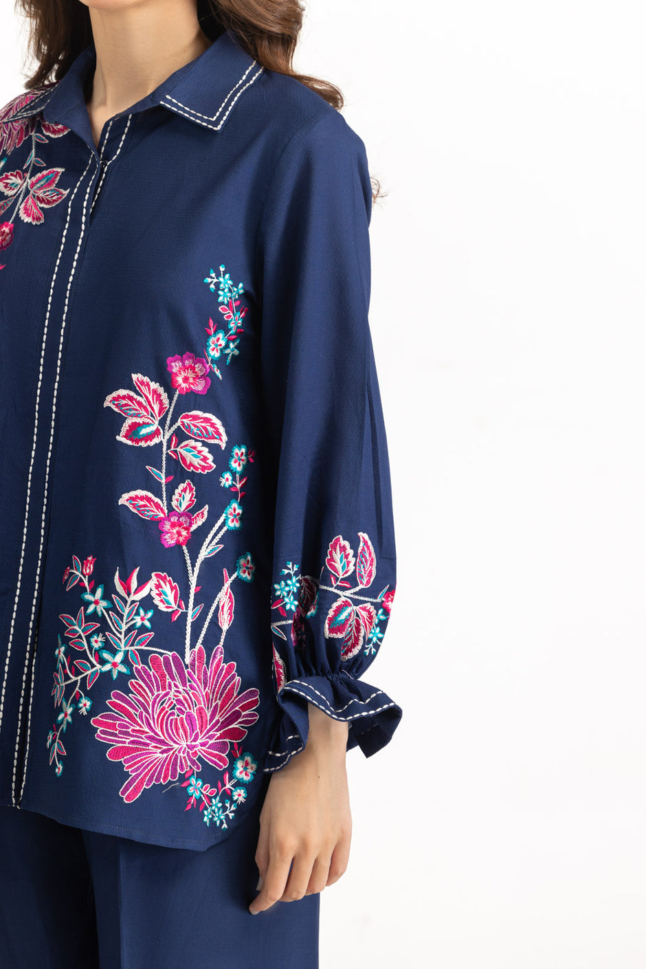 Dobby Embroidered Co-Ord Set IPST-77238