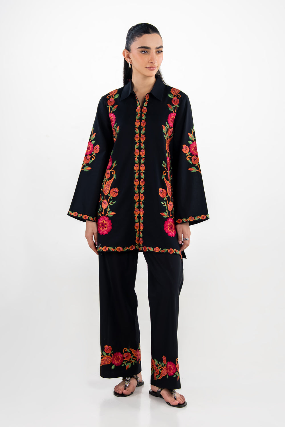 Dobby Embroidered Co-Ord Set IPST-77239