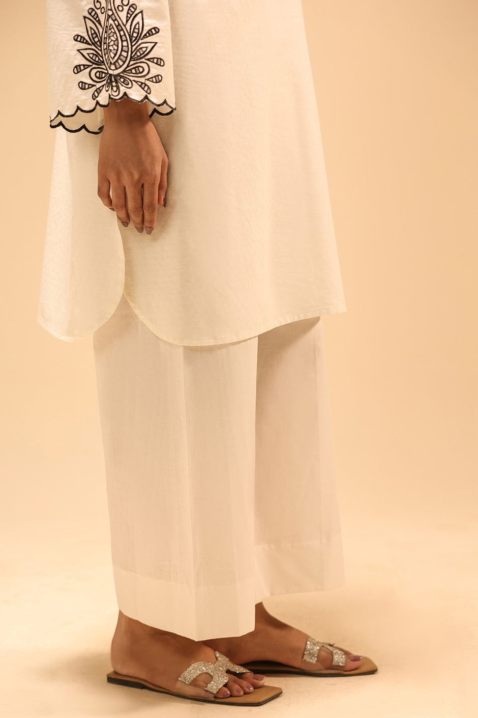 Dobby Embroidered Co-Ord Set