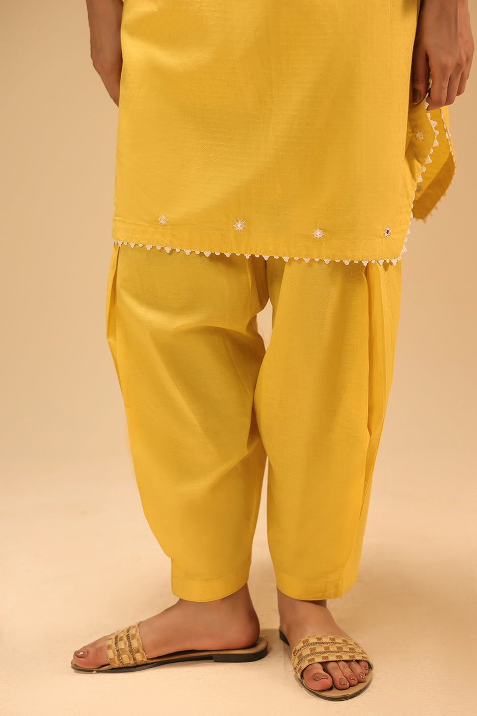 Dobby Embroidered Co-Ord Set