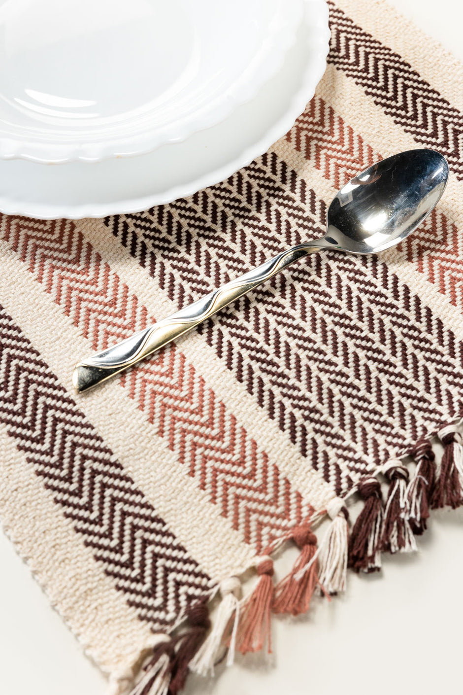 Dobby placemat Pair