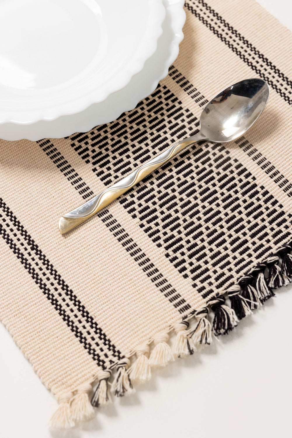 Dobby Fabric place mat pair