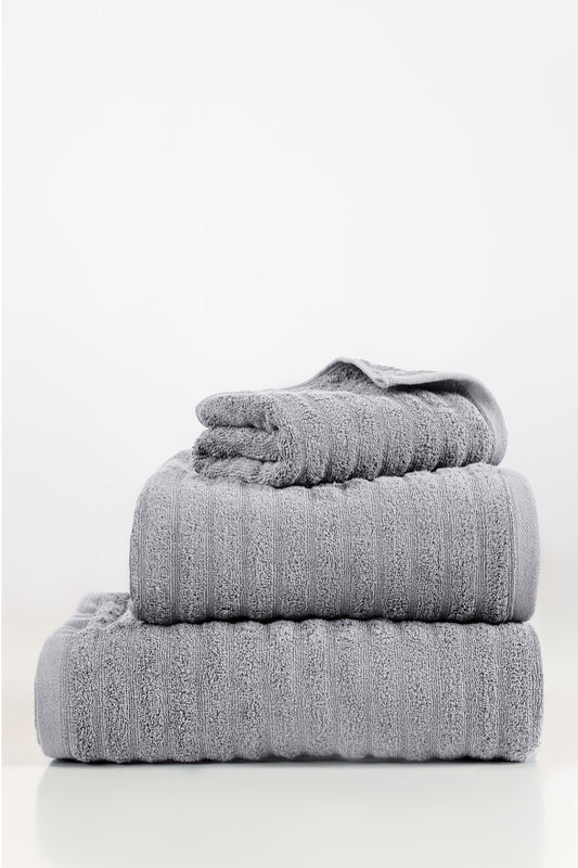 Dove Grey Combed Plain Towel