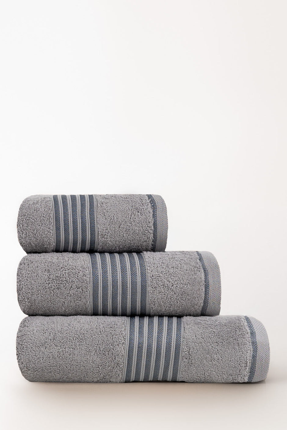 Dove Grey Combed Viscose Towel