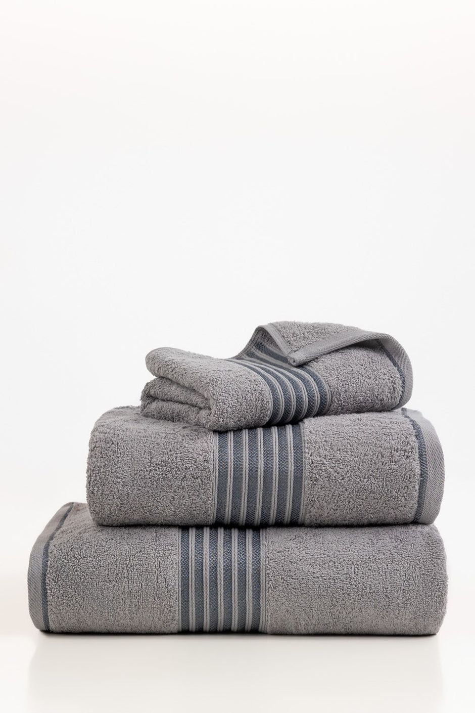 Dove Grey Combed Viscose Towel