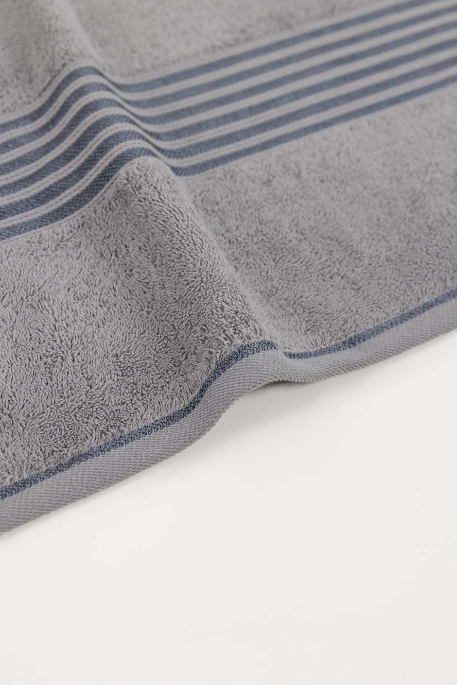Dove Grey Combed Viscose Towel