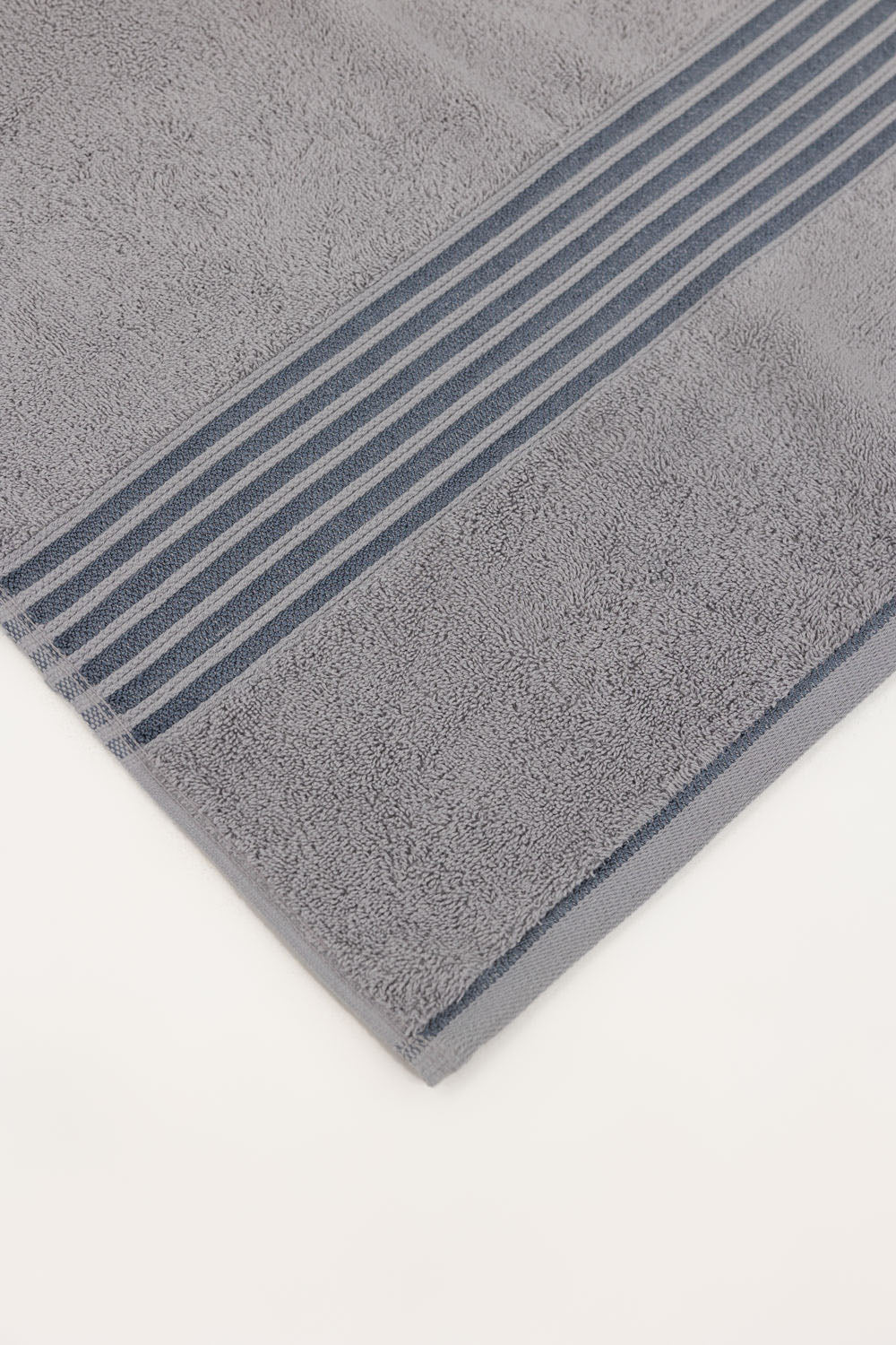 Dove Grey Combed Viscose Towel