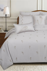 Dove T-400 Embroidered Quilt Cover Set