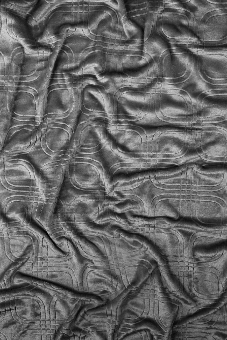 Drizzle Embossed Single Ply Fleece Throw