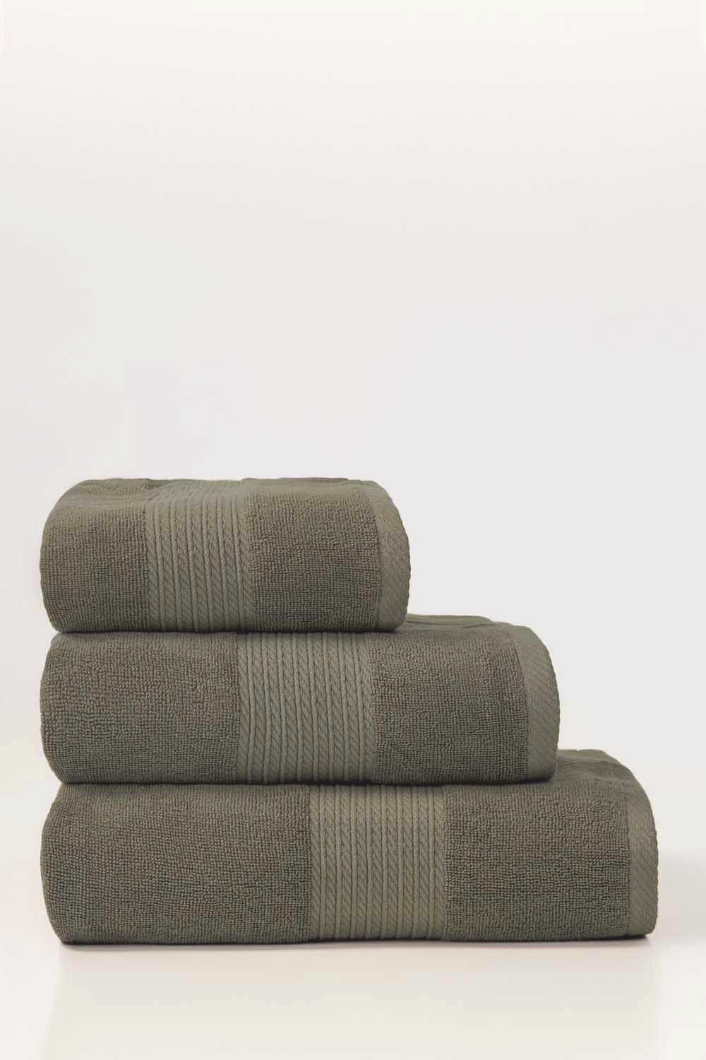 Dusky Green Bamboo Towel