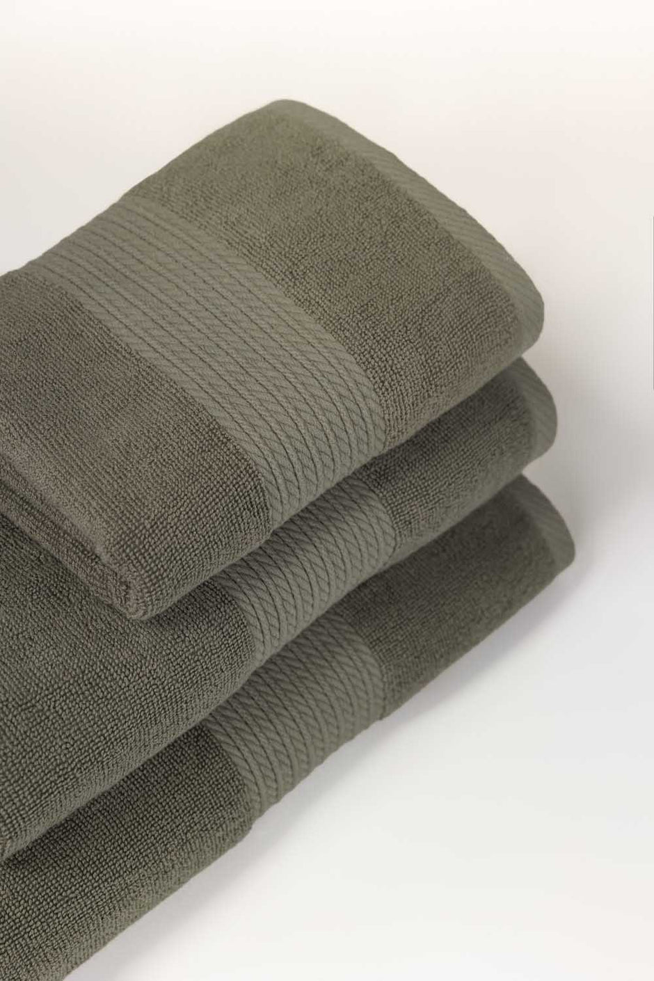 Dusky Green Bamboo Towel