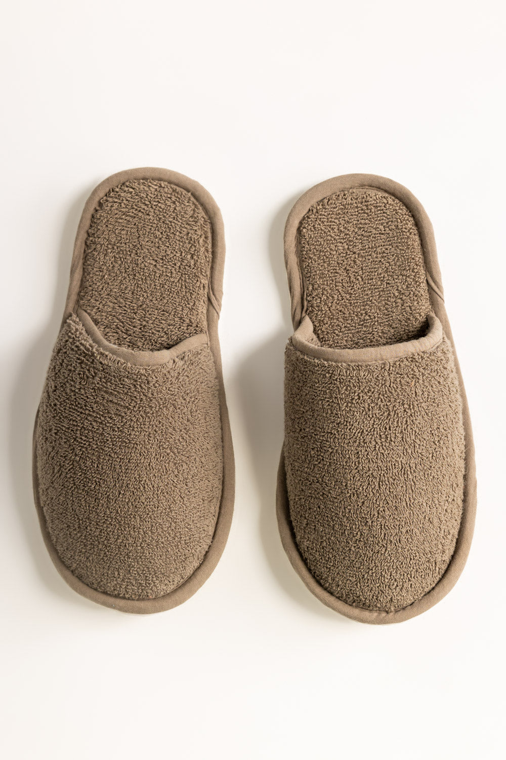 Dusty Green Terry Slippers