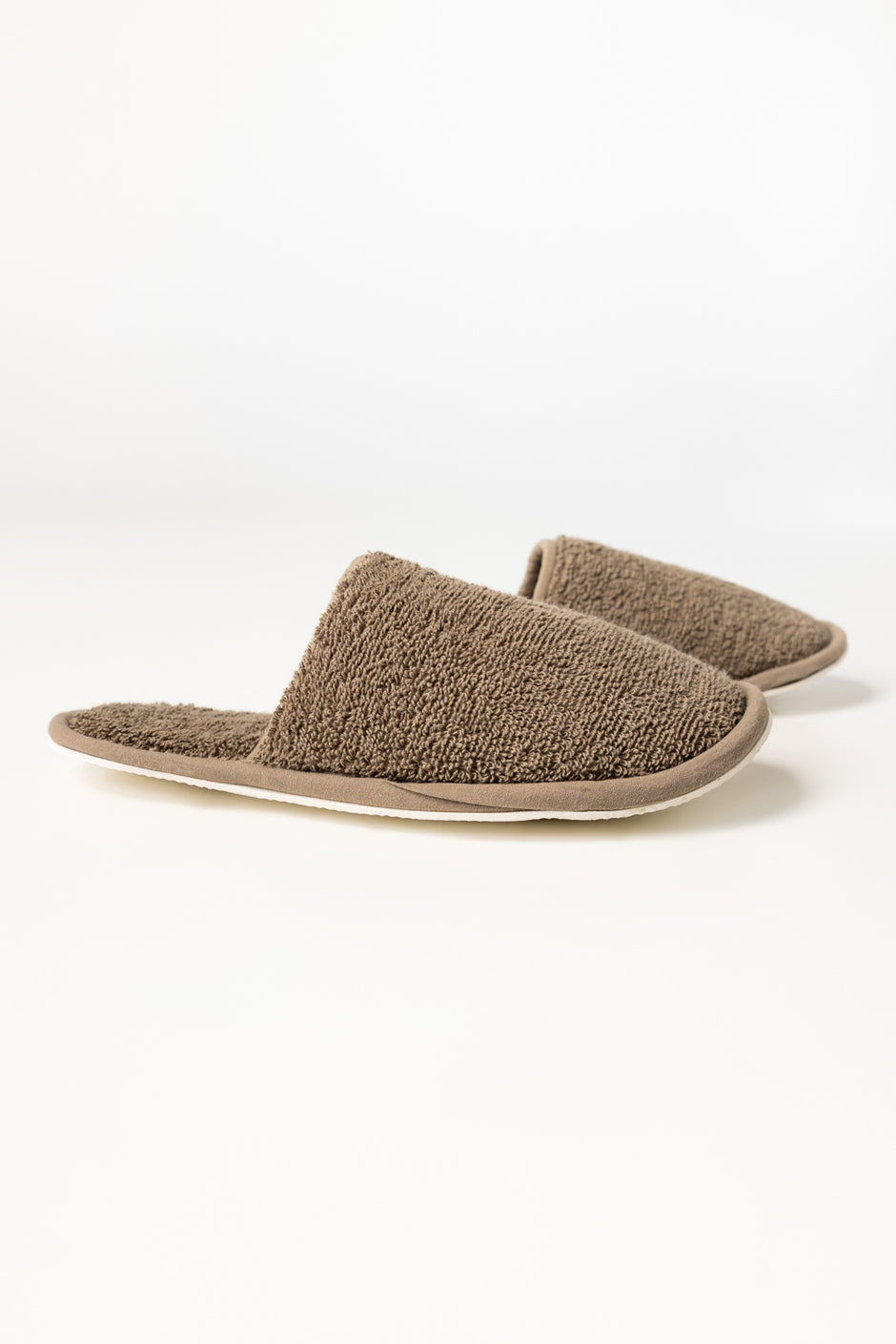 Dusty Green Terry Slippers