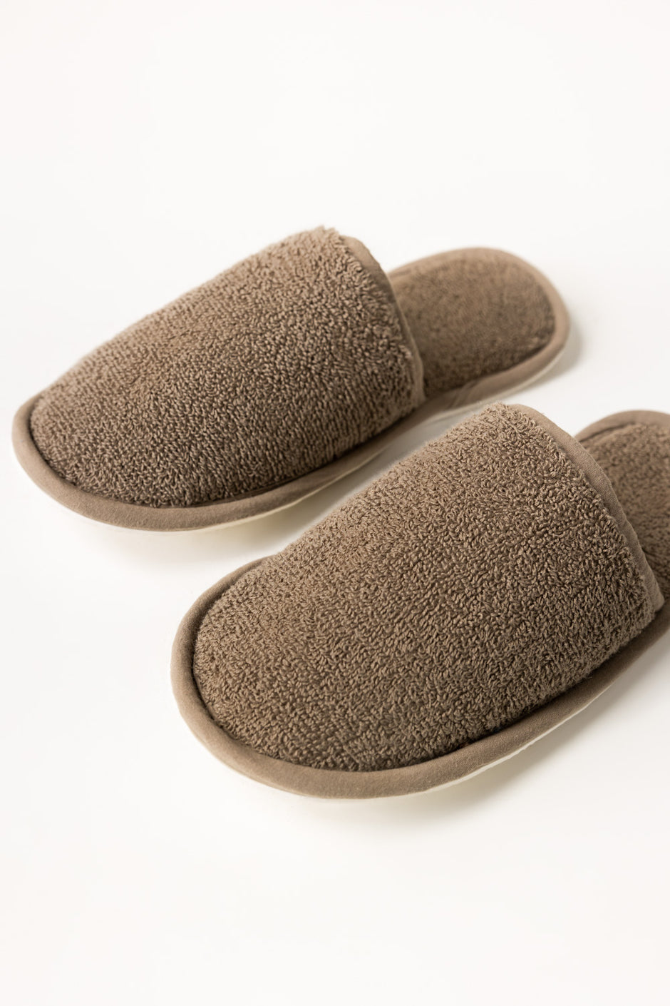Dusty Green Terry Slippers