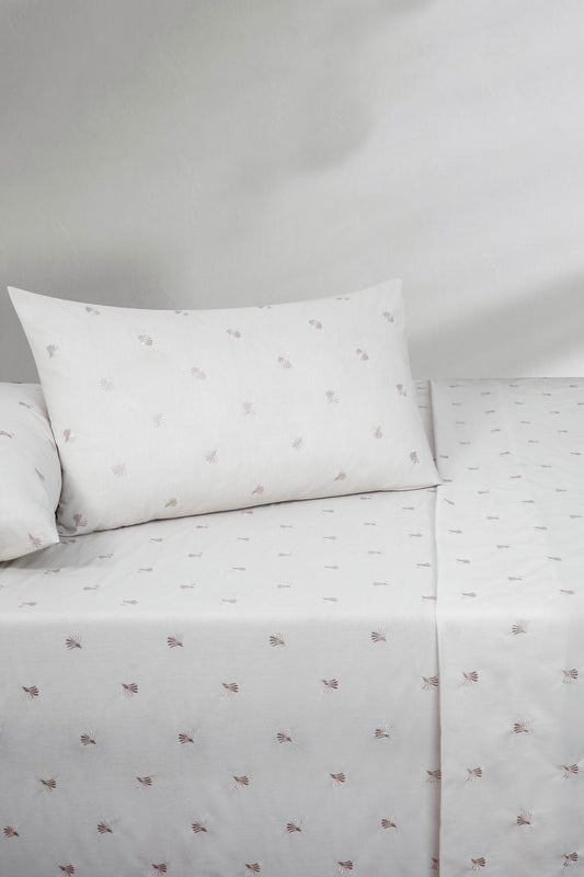 ES-010 Dyed Embroidered Sheet Set