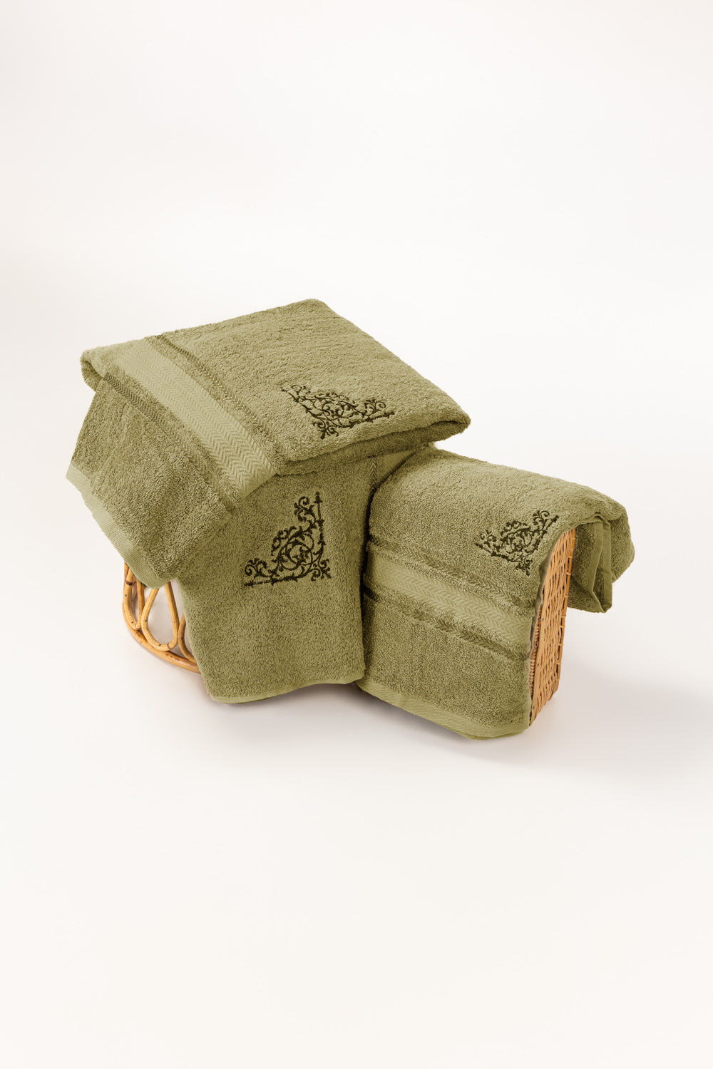 Elm Embroidered Towel