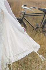 3 Piece Embroidered Chiffon Suit with Cotton Applique LE-62011