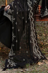 3 Piece Embroidered Lawn Suit with Embroidered Chiffon Dupatta KD-62006