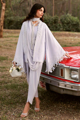 3 Piece Embroidered Lawn Suit with Embroidered Chiffon Dupatta KD-62007