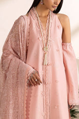 3 Piece Embroidered Lawn Suit with Embroidered Chiffon Dupatta PM-62001