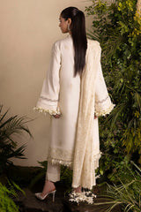 3 Piece Embroidered Lawn Suit with Embroidered Chiffon Dupatta PM-62002
