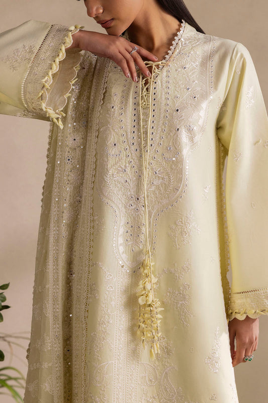 3 Piece Embroidered Lawn Suit with Embroidered Chiffon Dupatta PM-62004