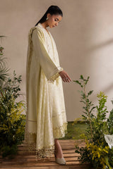 3 Piece Embroidered Lawn Suit with Embroidered Chiffon Dupatta PM-62004
